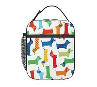 GQWJKSZ Borsa per il pranzo del cane bassotto,