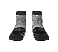 GQWJKSZ Calzini da equipaggio casual novità 12 pollici Wolf Howl At Misty Forest Full Print Jogging Running Fitness Sport Yoga Gym Fashion Sock For Men Women Girl Boy