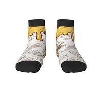 GQWJKSZ Calzini da equipaggio novità casual 12 pollici Pizza Is Life Full Print Jogging Running Fitness Sport Yoga Gym Fashion Calzino per uomo Donna Ragazza Ragazzo