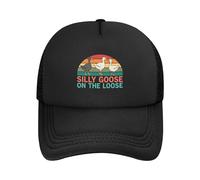 GQWJKSZ Cappelli da Camionista Silly Goose On The Loose per Uomo e Donna con Parte Posteriore in Rete