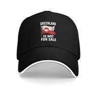 GQWJKSZ Cappelli da Golf per Uomo e Donna con Scritta Groenlandia Non è in Vendita FDT, Cappelli da Golf per protesta Politica