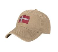 GQWJKSZ Cappello da Baseball Danimarca Cappello Snapback per Uomo Donna Cappello da Camionista Estivo Unisex