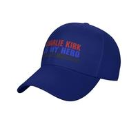GQWJKSZ Cappello da Camionista Charlie Kirk Is My Hero, Vintage, Regolabile, da Uomo e da Donna, con Scritta Daddy's Hat