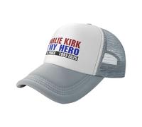 GQWJKSZ Cappello da Camionista Charlie Kirk Is My Hero, Vintage, Regolabile, da Uomo e da Donna, con Scritta Daddy's Hat