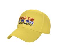 GQWJKSZ Cappello da Camionista Charlie Kirk Is My Hero, Vintage, Regolabile, da Uomo e da Donna, con Scritta Daddy's Hat