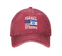 GQWJKSZ Cappello Israele Cappello Forte Israele Cappello da Baseball da Donna Berretto Grafico