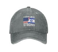 GQWJKSZ Cappello Israele I Stand con Cappello Israele per Uomo Berretto da Baseball con Cappelli di Design