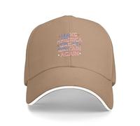 GQWJKSZ Cappello Make America Great Britain Again Cappelli da Golf patriottici Americani per Uomo e Donna Cappelli da papà