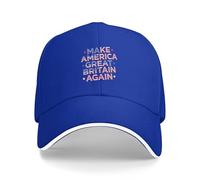 GQWJKSZ Cappello Make America Great Britain Again Cappelli da Golf patriottici Americani per Uomo e Donna Cappelli da papà