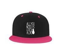 GQWJKSZ Cappello Regolabile per Uomo Donna, all You Need Love And A Cat Unisex Hip Hop Baseball cap Trucker Dad Hats