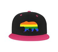 GQWJKSZ Cappello Regolabile per Uomo Donna, Berretto da Baseball Hip-Hop Unisex con Orso colorato Gay Pride Cappelli papà Camionista