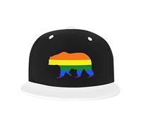 GQWJKSZ Cappello Regolabile per Uomo Donna, Berretto da Baseball Hip-Hop Unisex con Orso colorato Gay Pride Cappelli papà Camionista