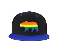 GQWJKSZ Cappello Regolabile per Uomo Donna, Berretto da Baseball Hip-Hop Unisex con Orso colorato Gay Pride Cappelli papà Camionista