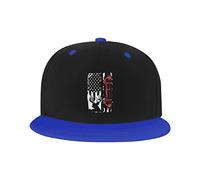 GQWJKSZ Cappello Regolabile per Uomo Donna, Caccia ai Cervi Bandiera Americana Berretto da Baseball Hip-Hop Unisex Cappelli papà Camionista