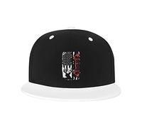 GQWJKSZ Cappello Regolabile per Uomo Donna, Caccia ai Cervi Bandiera Americana Berretto da Baseball Hip-Hop Unisex Cappelli papà Camionista