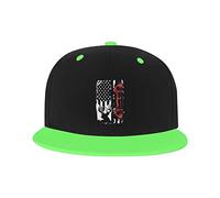 GQWJKSZ Cappello Regolabile per Uomo Donna, Caccia ai Cervi Bandiera Americana Berretto da Baseball Hip-Hop Unisex Cappelli papà Camionista