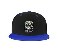 GQWJKSZ Cappello Regolabile per Uomo Donna, Divertente Mamma Orso consapevolezza dell'autismo Berretto da Baseball Hip-Hop Unisex Cappelli papà Camionista