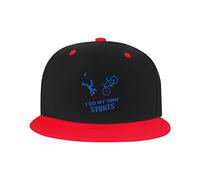 GQWJKSZ Cappello Regolabile per Uomo Donna, Faccio Le Mie acrobazie in Bici Berretto da Baseball Hip-Hop Unisex Cappelli papà Camionista