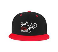 GQWJKSZ Cappello Regolabile per Uomo Donna, Faccio Le Mie acrobazie in Bici Berretto da Baseball Hip-Hop Unisex Cappelli papà Camionista