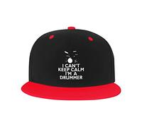 GQWJKSZ Cappello Regolabile per Uomo Donna, I Can't Keep Calm I'm A Drummer Berretto da Baseball Unisex Hip Hop Trucker Dad Hats