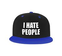 GQWJKSZ Cappello Regolabile per Uomo Donna, I Hate People Berretto da Baseball Hip-Hop Unisex Cappelli papà Camionista