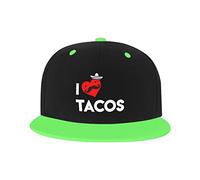 GQWJKSZ Cappello Regolabile per Uomo Donna, I Love Tacos Berretto da Baseball Hip-Hop Unisex Cappelli papà Camionista