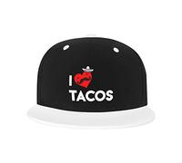 GQWJKSZ Cappello Regolabile per Uomo Donna, I Love Tacos Berretto da Baseball Hip-Hop Unisex Cappelli papà Camionista