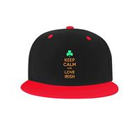 GQWJKSZ Cappello Regolabile per Uomo Donna, Keep Calm And Love Berretto da Baseball Hip-Hop Unisex Irlandese Cappelli papà Camionista