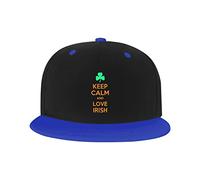 GQWJKSZ Cappello Regolabile per Uomo Donna, Keep Calm And Love Berretto da Baseball Hip-Hop Unisex Irlandese Cappelli papà Camionista