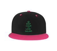 GQWJKSZ Cappello Regolabile per Uomo Donna, Keep Calm And Love Sailing Berretto da Baseball Hip-Hop Unisex Cappelli papà Camionista
