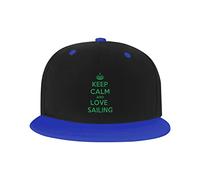 GQWJKSZ Cappello Regolabile per Uomo Donna, Keep Calm And Love Sailing Berretto da Baseball Hip-Hop Unisex Cappelli papà Camionista
