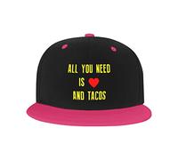 GQWJKSZ Cappello Regolabile per Uomo Donna, You Need Love And Tacos Berretto da Baseball Hip-Hop Unisex Cappelli papà Camionista