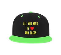 GQWJKSZ Cappello Regolabile per Uomo Donna, You Need Love And Tacos Berretto da Baseball Hip-Hop Unisex Cappelli papà Camionista