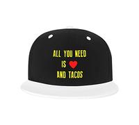 GQWJKSZ Cappello Regolabile per Uomo Donna, You Need Love And Tacos Berretto da Baseball Hip-Hop Unisex Cappelli papà Camionista