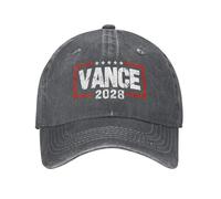 GQWJKSZ Cappello Vance 2028 con Bandiera Americana Vintage e Profilo Basso in Denim, Ideale per Le Elezioni presidenziali.