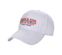 GQWJKSZ Charlie Kirk, Vero Eroe Americano, riposa in Pace, Cappello da Camionista, Cappellino da papà Vintage, Regolabile, Uomo e Don