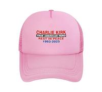 GQWJKSZ Charlie Kirk, Vero Eroe Americano, riposa in Pace, Cappello da Camionista, Cappellino da papà Vintage, Regolabile, Uomo e Don