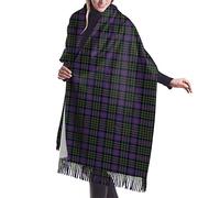 GQWJKSZ Clan Maccallum o Malcolm of Berwick Tartan da donna lungo e largo Clan Macdonald Of Ardnamurchan Tartan Cashmere Feel Scialle Sciarpa invernale calda 77x27 pollici