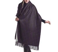 GQWJKSZ Clan Macdonald of Clanranald Tartan da donna lungo e largo Clan Norvel Tartan Cashmere Feel Scialle Avvolgente Sciarpa calda invernale 77x27 pollici