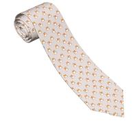 GQWJKSZ Cravatte da uomo divertenti e carine con stampa del muso e del sedere di un cane Corgi, casual, formali, eleganti, da uomo, 3,15"/8 cm, per matrimoni, feste, compleanni, banchetti, lauree