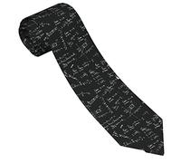 GQWJKSZ Cravatte da uomo Divertenti formule matematiche Modello senza cuciture Stampa Casual Formale Elegante Cravatta da uomo 3,15"/8 cm Per Matrimoni Feste Compleanno Banchetti Laurea
