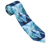 GQWJKSZ Cravatte da uomo Divertenti Fulmini Tuoni Stampa Casual Formale Elegante Cravatta da uomo 3,15"/8 cm Per Matrimoni Feste Affari Lavoro quotidiano