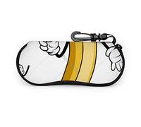 GQWJKSZ Custodia per occhiali, Fresh Spring White Pink s Narcissus Occhiali da sole Custodia per occhiali da