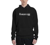 GQWJKSZ Felpe con Cappuccio The Charlie Kirk Show per Uomo e Donna, Unisex, Felpa con Cappuccio S