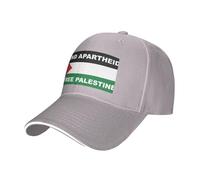 GQWJKSZ Fine dell'apartheid Palestina Libera novità Berretto da Baseball Cappello Classico per Uomo Donna Regolabile