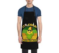GQWJKSZ Il suo mais ha il succo Grembiule impermeabile con 2 tasche Grembiuli da cucina Grembiuli da cucina Bavaglini per cucinare Cottura Pittura Giardinaggio Toelettatura