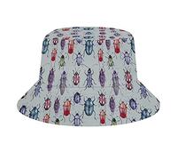 GQWJKSZ Insetto Bug e Beetle Bucket Hat Cappello da Pescatore Beach Sun Outdoor cap Summer