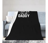 GQWJKSZ Le mie persone preferite mi chiamano papà Coperta di flanella Coperte in micropile ultra morbido Aria condizionata calda Biancheria da letto leggera per divano Divano per tutte le stagioni