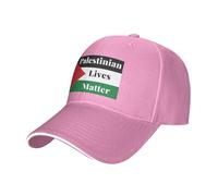 GQWJKSZ Le Vite palestinesi contano Palestina Forte Palestina novità Gratuita Berretto da Baseball Cappello Classico per Uomo Donna Regolabile