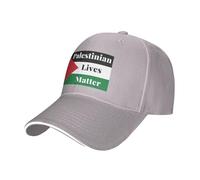 GQWJKSZ Le Vite palestinesi contano Palestina Forte Palestina novità Gratuita Berretto da Baseball Cappello Classico per Uomo Donna Regolabile